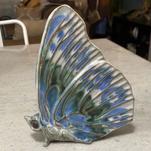 Andersen Design Studio Art Pottery Signed Rare Vintage Butterfly Sculpture